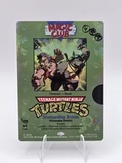 Stampeding Brutes Rampaging Baloths FOIL MTG TMNT Secret Lair Near Mint - Image 1