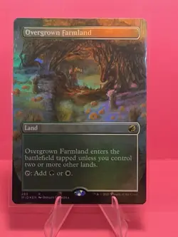 Overgrown farmland - mtg - foil - borderless - 283 - MID - Image 1