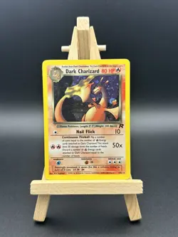 Dark Charizard 4/82 Holo Rare Team Rocket Pokemon Unlimited Holo Lightly Played - Image 1