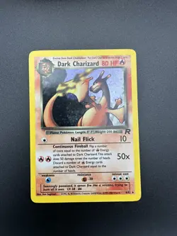 Dark Charizard 4/82 Holo Rare Team Rocket Pokemon Unlimited Holo Lightly Played - Image 3