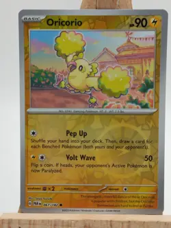 Pokemon TCG Oricorio 067/182 Reverse Holo Paradox Rift - Image 1