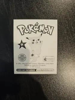 💥 Vileplume Merlin Pokemon 1999 Vintage Album Sticker Silver Prism Holo # S8 - Image 2