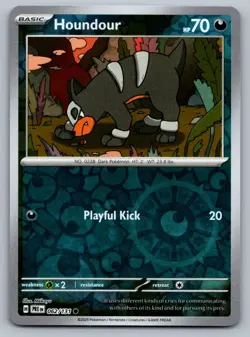 Pokemon TCG SV: Prismatic Evolutions Houndour 062/131 Reverse Holo - Image 1