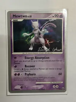 Pokemon Mewtwo Card Majestic Dawn Rare 9/100 DMG - Image 1