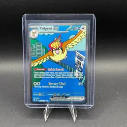 Pidgeot EX Pokemon Obsidian Flames 225/197 Illustration Rare Full Art SV MP - Image 1