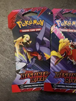 Destined Rivals Sleeved Booster Packs FULL PACK ART SET Pokemon SEALED Set Of 4 - Image 2