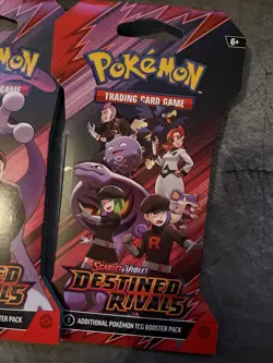 Destined Rivals Sleeved Booster Packs FULL PACK ART SET Pokemon SEALED Set Of 4 - Image 5