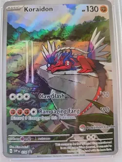 KORAIDON POKEMON CENTER- # 014- 2023 SVP EN - PSA NM -MINT 8 - Image 2