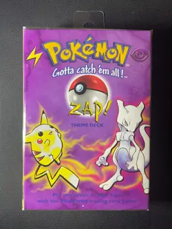 Pokemon TCG 1999 | Zap Base Set Theme Deck | WOTC | New and Sealed | MINT 💎 - Image 1