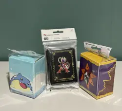 Pokemon Center Lot of 3 - Koraidon Sleeve, Spheal & Iron Moth Deck Boxes New - Image 4