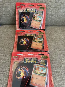 Pokemon Mega Evolution: Ascended Heroes Tech Sticker Collection - Charmander x3 - Image 2