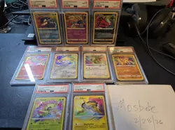 Pokemon Amazing Rare Complete Set PSA 10 Vivid Voltage And Shining Fates - Image 1