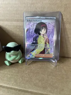Erika's Invitation 196/165 Scarlet & Violet 151 Ultra Rare Holo Pokemon TCG NM - Image 1
