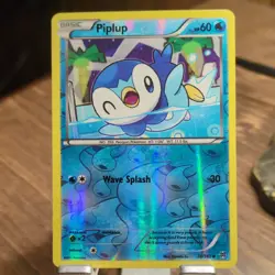 Pokemon Piplup Holo 36/162 Basic Penguin HP60 2015 English - Image 1