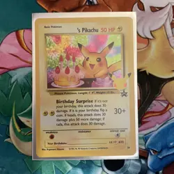 Pokemon Celebrations Birthday Pikachu 24 Classic Collection Holo Near Mint NM - Image 1