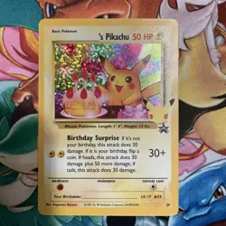 Pokemon Celebrations Birthday Pikachu 24 Classic Collection Holo Near Mint NM - Image 2