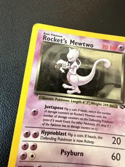 Rocket’s Mewtwo 14/132 Holo Rare Gym Challenge WOTC 2000 Pokemon - Image 4