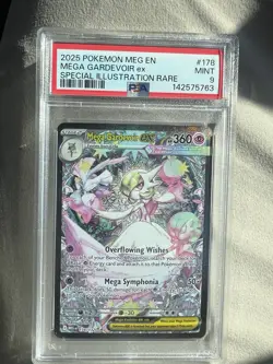 PSA 9 Mega Gardevoir Ex SIR 178/132 2025 Mega Evolutions! US Seller! Fast Shipp! - Image 1