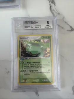 BGS 8 Venusaur 6 Pokemon Organized Play Series 2 Foil Mitsuhiro Arita - Image 1