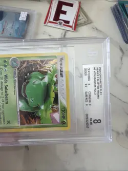 BGS 8 Venusaur 6 Pokemon Organized Play Series 2 Foil Mitsuhiro Arita - Image 3