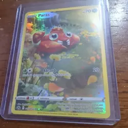 💥 Pokemon TCG Paras GG32/GG70 Crown Zenith Galarian Gallery Ultra Rare Holo NM - Image 1