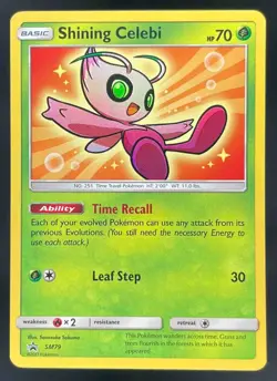 2016-19 Pokemon SM Black Star Promos #SM79 Shining Celebi - Image 1