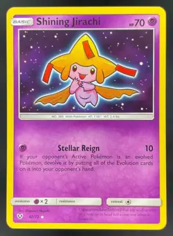 2017 Pokemon Shining Legends #42/73 Shining Jirachi - Image 1