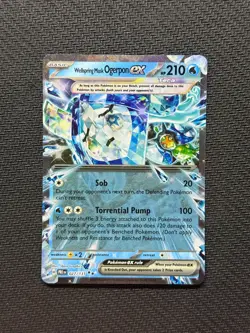Wellspring Mask Ogerpon ex 027/131 Prismatic Evolutions Pokemon English Near Min - Image 1