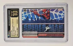 2021 Weiss Schwarz Marvel - Spider-Man #072R - Triple Rare - CGC 10 PRISTINE - Image 1