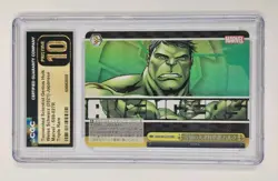 2021 Weiss Schwarz Marvel - Tormented Scientist Genius Hulk - Triple Rare CGC 10 - Image 1