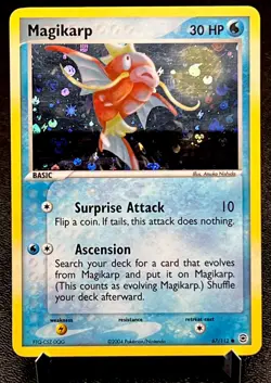 Magikarp 67/112 LP Reverse Energy Holo Fire Red Leaf Green Pokemon Card! - Image 1