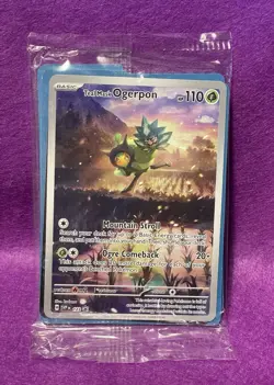 ✨Teal Mask Ogerpon 123 Sv: Scarlet & Violet Promo Cards Holo Factory Sealed✨ - Image 1