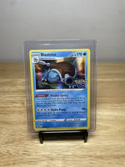 Pokemon Blastoise 017/078 Pokemon GO LP Holo 2022 Pokemon Card 170 HP Stage 2 - Image 1