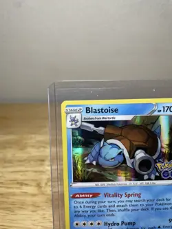 Pokemon Blastoise 017/078 Pokemon GO LP Holo 2022 Pokemon Card 170 HP Stage 2 - Image 2