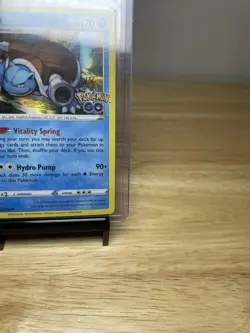 Pokemon Blastoise 017/078 Pokemon GO LP Holo 2022 Pokemon Card 170 HP Stage 2 - Image 4
