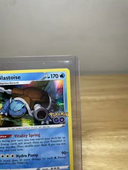 Pokemon Blastoise 017/078 Pokemon GO LP Holo 2022 Pokemon Card 170 HP Stage 2 - Image 5