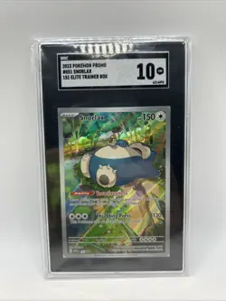 Snorlax 051 Sv: Scarlet & Violet Promo Cards Holo SGC 10 - Image 1