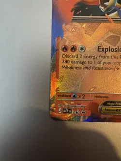 Pokemon TCG Mega Charizard Y EX Black Star Promo Card 030 - tin fresh NM - Image 5