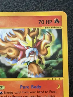 Entei Aquapolis Non-Holo Rare MP Pokemon TCG Cards 10/147 - Image 3