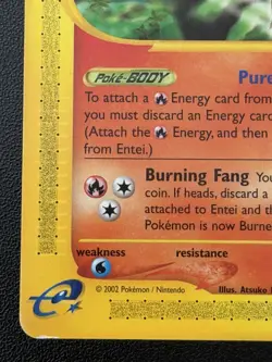 Entei Aquapolis Non-Holo Rare MP Pokemon TCG Cards 10/147 - Image 5
