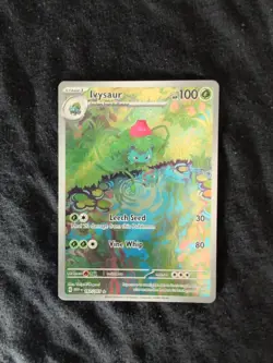 Pokemon TCG Ivysaur Scarlet Violet-151 Holo Card 167/165 IR English NM - Image 1
