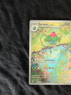 Pokemon TCG Ivysaur Scarlet Violet-151 Holo Card 167/165 IR English NM - Image 3