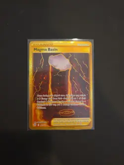Pokemon Card Magma Basin 185/172 Secret Rare Brilliant Stars Near Mint - Image 1
