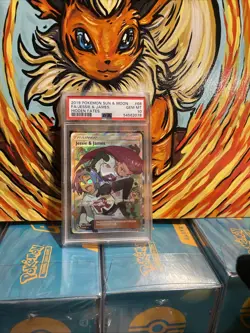 Pokemon TCG Jessie & James Trainer Full Art Ultra Rare Card 68/68 Hidden Fates - Image 1