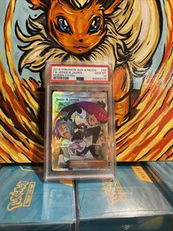 Pokemon TCG Jessie & James Trainer Full Art Ultra Rare Card 68/68 Hidden Fates - Image 3
