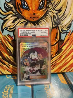 Pokemon TCG Jessie & James Trainer Full Art Ultra Rare Card 68/68 Hidden Fates - Image 4