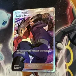 Koga’s Trap 211/214 Full Art FA Unbroken Bonds Pokemon Card NM - Image 2