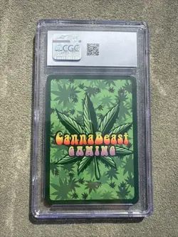 2023 CannaBeast TCG Grim Reefer Holo Card #48/114 1st Edition CGC 10 - Image 2