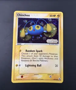 Pokemon Card - Chinchou Legend Maker 50/92 Reverse Holo Stamped - Image 1