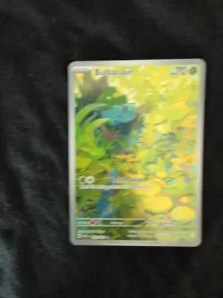 Pokemon TCG Bulbasaur Scarlet & Violet 151 Art Rare Card 166/165 English NM - Image 3